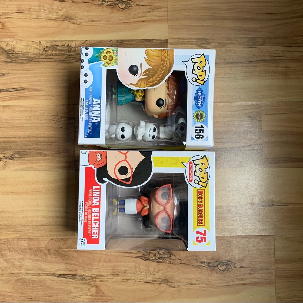 Pop animation figurines